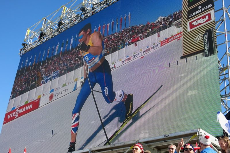 Andrew Musgrave at Seefeld World Championships. Image © PlanetSKI.